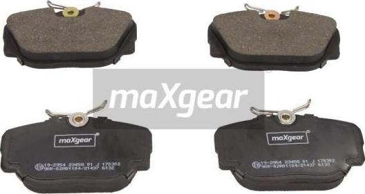 Maxgear 19-2954 - Kit pastiglie freno, Freno a disco autozon.pro