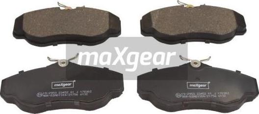 Maxgear 19-2953 - Kit pastiglie freno, Freno a disco autozon.pro