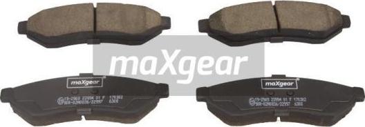 Maxgear 19-2969 - Kit pastiglie freno, Freno a disco autozon.pro