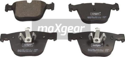 Maxgear 19-2961 - Kit pastiglie freno, Freno a disco autozon.pro