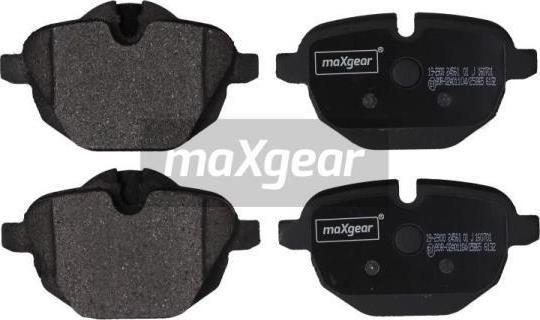 Maxgear 19-2900 - Kit pastiglie freno, Freno a disco autozon.pro