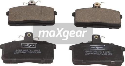 Maxgear 19-2903 - Kit pastiglie freno, Freno a disco autozon.pro