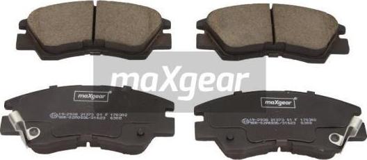 Maxgear 19-2938 - Kit pastiglie freno, Freno a disco autozon.pro