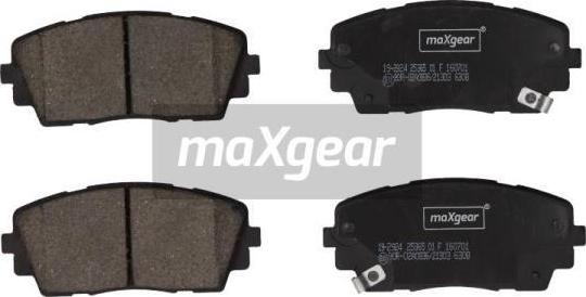 Maxgear 19-2924 - Kit pastiglie freno, Freno a disco autozon.pro