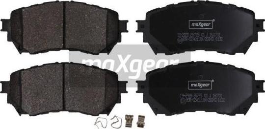 Maxgear 19-2928 - Kit pastiglie freno, Freno a disco autozon.pro