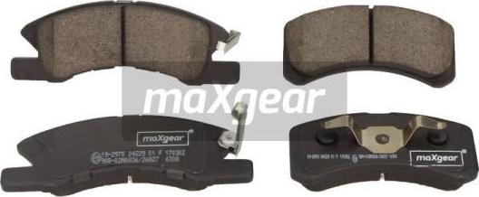 Maxgear 19-2978 - Kit pastiglie freno, Freno a disco autozon.pro