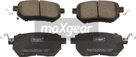 Maxgear 19-2972 - Kit pastiglie freno, Freno a disco autozon.pro