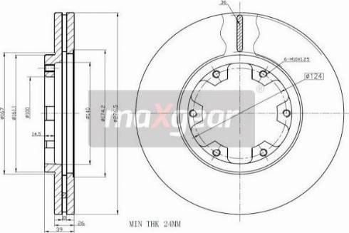 Maxgear 19-2569 - Discofreno autozon.pro