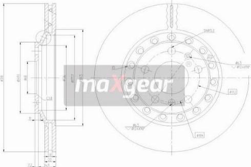 Maxgear 19-2512 - Discofreno autozon.pro