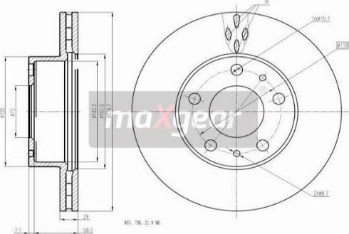 Maxgear 19-2001MAX - Discofreno autozon.pro