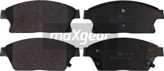 Maxgear 19-2088 - Kit pastiglie freno, Freno a disco autozon.pro