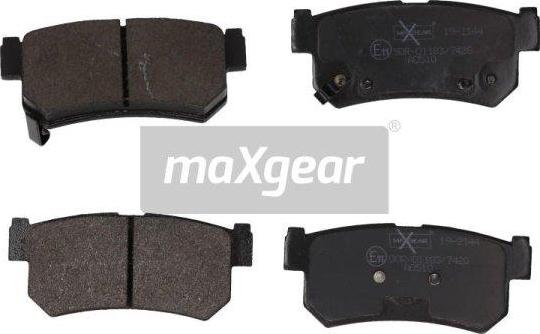 Maxgear 19-2144 - Kit pastiglie freno, Freno a disco autozon.pro