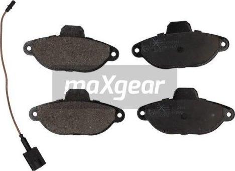 Maxgear 19-2141 - Kit pastiglie freno, Freno a disco autozon.pro