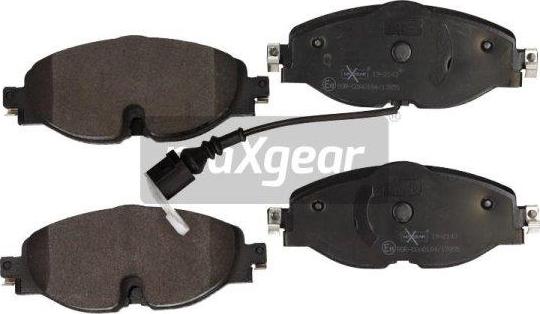 Maxgear 19-2143 - Kit pastiglie freno, Freno a disco autozon.pro