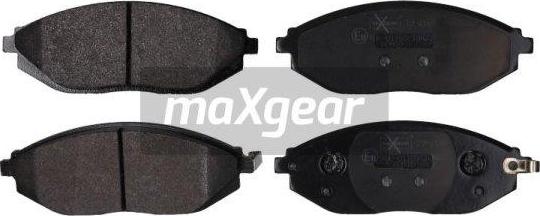 Maxgear 19-2168 - Kit pastiglie freno, Freno a disco autozon.pro