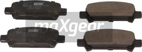 Maxgear 19-2116 - Kit pastiglie freno, Freno a disco autozon.pro