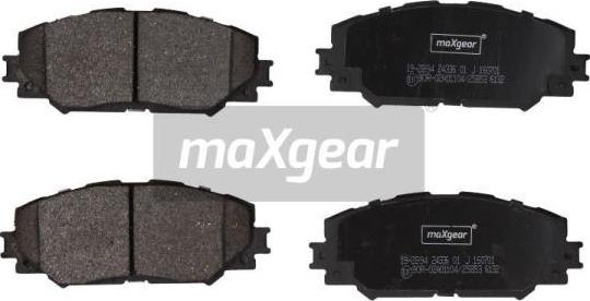 Maxgear 19-2894 - Kit pastiglie freno, Freno a disco autozon.pro