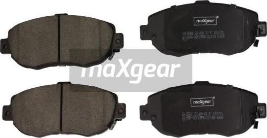 Maxgear 19-2861 - Kit pastiglie freno, Freno a disco autozon.pro