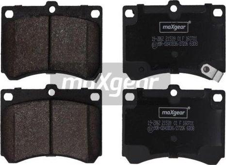 Maxgear 19-2862 - Kit pastiglie freno, Freno a disco autozon.pro