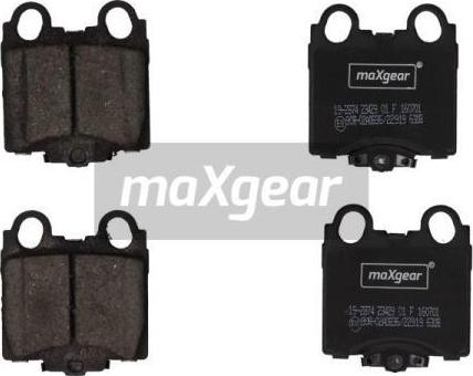 Maxgear 19-2874 - Kit pastiglie freno, Freno a disco autozon.pro