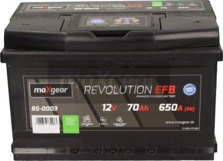 Maxgear 85-0003 - Batteria avviamento autozon.pro