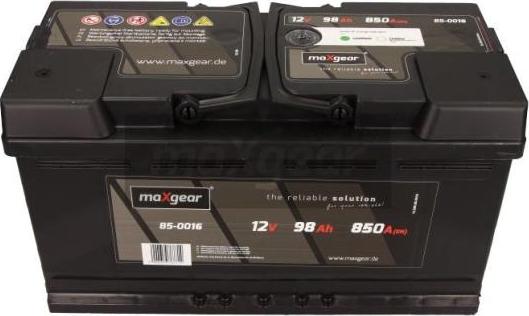 Maxgear 85-0016 - Batteria avviamento autozon.pro