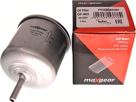 Maxgear 26-0049 - Filtro carburante autozon.pro