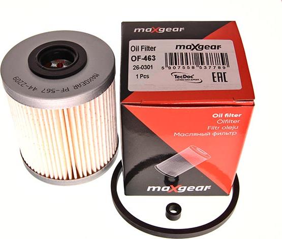 Maxgear 26-0316 - Filtro carburante autozon.pro