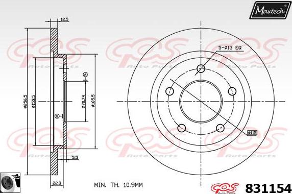 Maxtech 5475318 - Fuso a snodo, Sospensione ruota autozon.pro