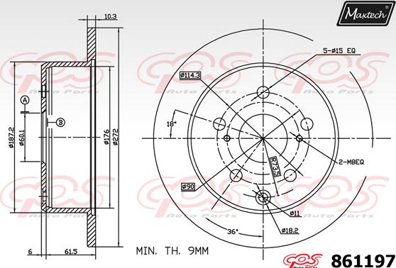 Maxtech 5227026 - Fuso a snodo, Sospensione ruota autozon.pro