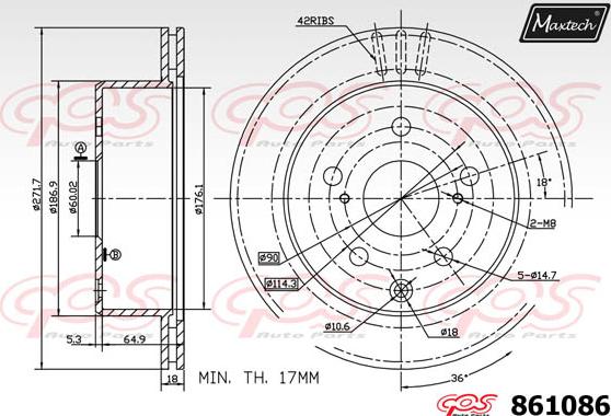 Maxtech 5227022 - Fuso a snodo, Sospensione ruota autozon.pro