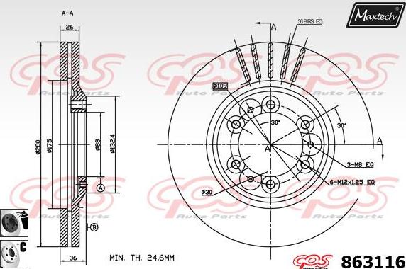 Maxtech 5271044 - Fuso a snodo, Sospensione ruota autozon.pro