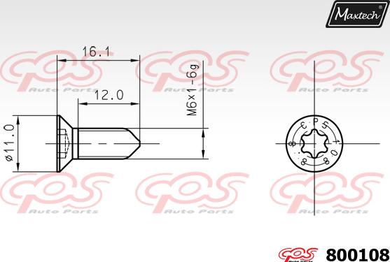 Maxtech 5271069 - Fuso a snodo, Sospensione ruota autozon.pro