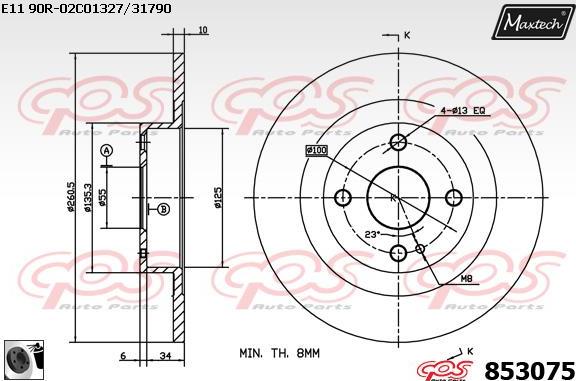 Maxtech 5271067 - Fuso a snodo, Sospensione ruota autozon.pro