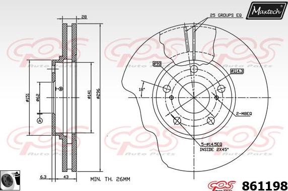 Maxtech 5271000 - Fuso a snodo, Sospensione ruota autozon.pro