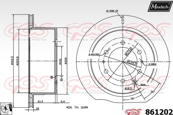 Maxtech 5271002 - Fuso a snodo, Sospensione ruota autozon.pro