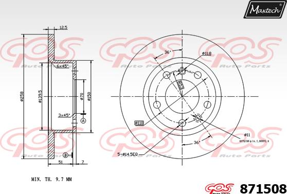 Maxtech 5271010 - Fuso a snodo, Sospensione ruota autozon.pro