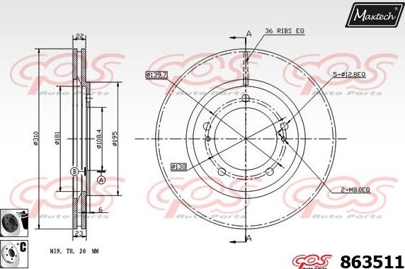 Maxtech 5271030 - Fuso a snodo, Sospensione ruota autozon.pro