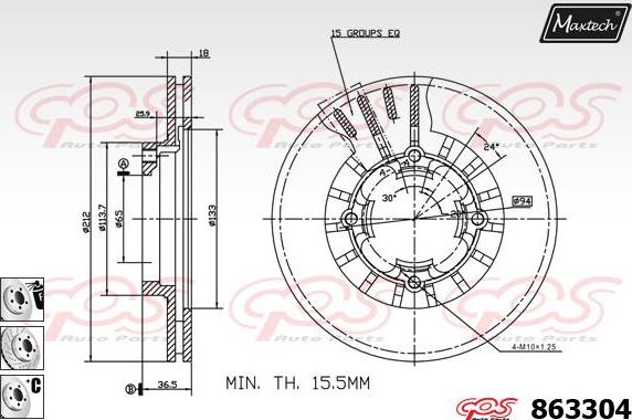 Maxtech 5271024 - Fuso a snodo, Sospensione ruota autozon.pro