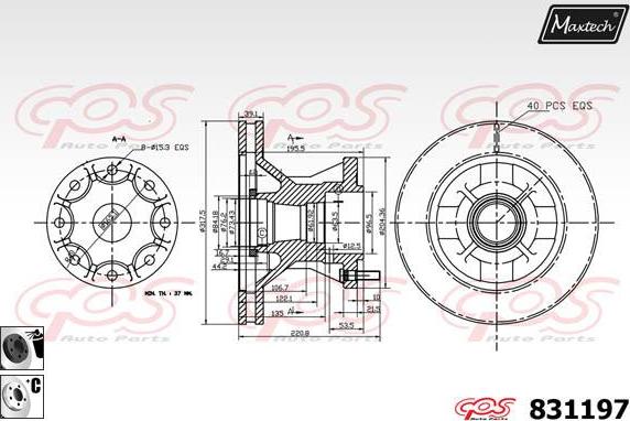 Maxtech 5271020 - Fuso a snodo, Sospensione ruota autozon.pro