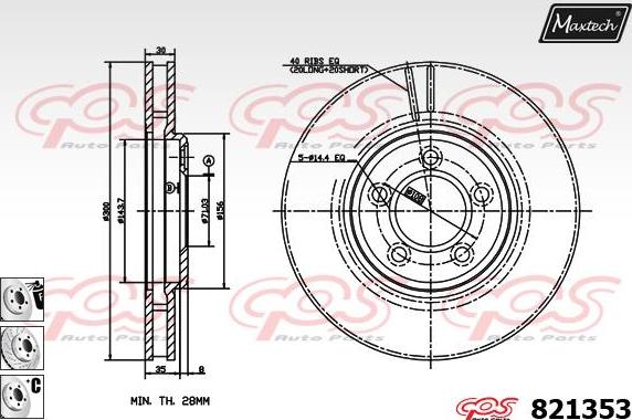 Maxtech 855087 - Discofreno autozon.pro