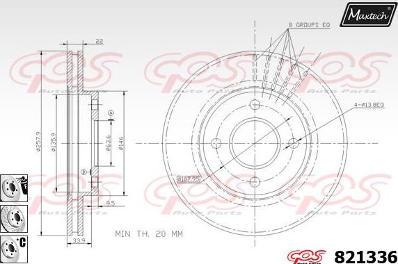 Maxtech 877210 - Discofreno autozon.pro