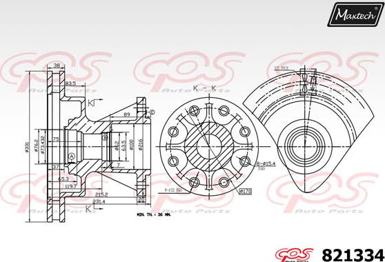 Maxtech 5272006 - Fuso a snodo, Sospensione ruota autozon.pro