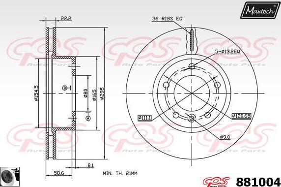 Maxtech 5272002 - Fuso a snodo, Sospensione ruota autozon.pro