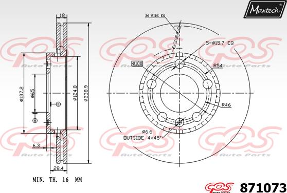 Maxtech 6262002 - Pinza freno autozon.pro