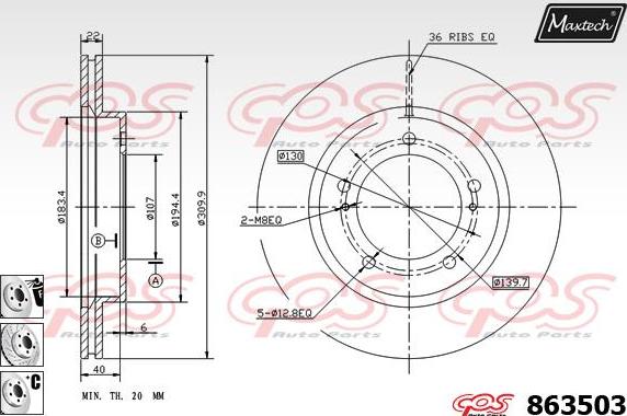 Maxtech 831272 - Discofreno autozon.pro