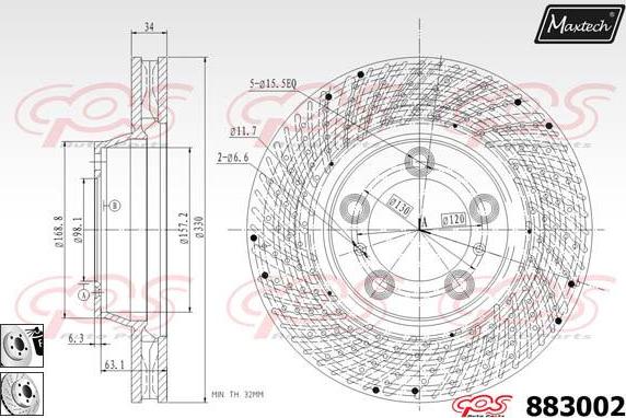 Maxtech 6275601 - Pinza freno autozon.pro