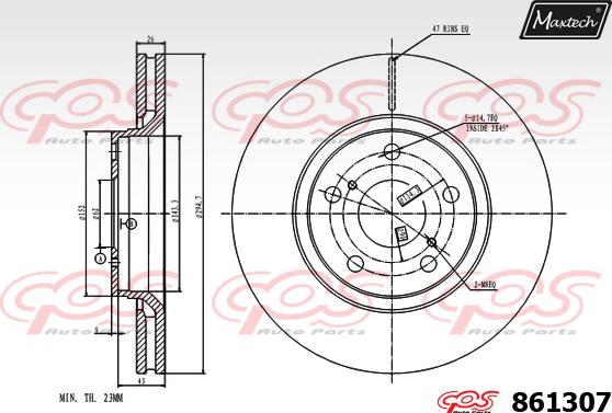 Maxtech 6273505 - Pinza freno autozon.pro