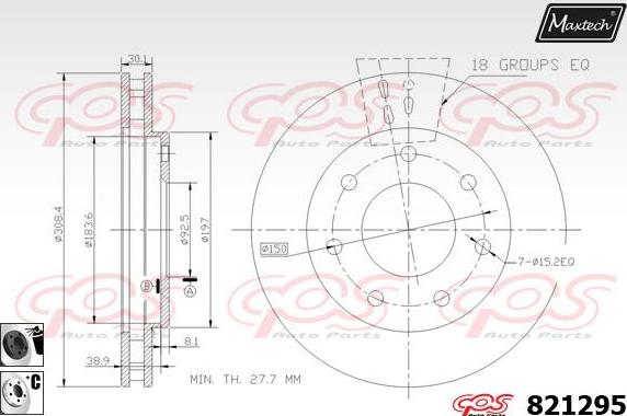 Maxtech 855042 - Discofreno autozon.pro