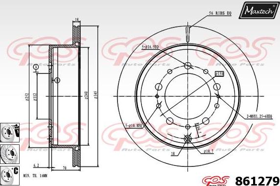 Maxtech 851003 - Discofreno autozon.pro